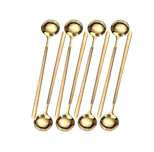 Cuillère à bar en laiton, qualité exclusive, artisanat, accessoires de cuisine, manche long, design moderne - Product Image 5