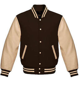 Veste universitaire en toile pour équipe de basket-ball du lycée, baseball, bomber, varsity, unisexe, collège - Product Image 1