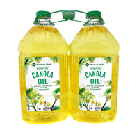 Vente en gros d'huile de colza biologique 100% naturelle bouteille en plastique huile de canola huile de colza pour la cuisson et l'assaisonnement