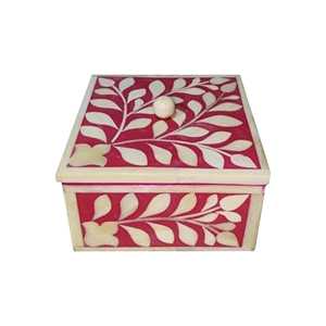 Joyería con incrustaciones de hueso hechas a mano de lujo indio personalizada y caja decorativa personalizada de la mejor calidad de la India - Product Image 3