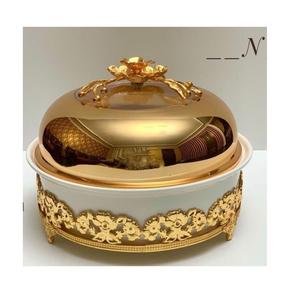 Best Quality Metal <b>Chafing</b> Dish 3L/5L Capacity Easy-to-Clean <b>Fuel</b> Food Warmer for Daily Buffet Parties Restaurants Home Use - Product Image 2