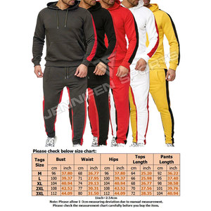 Vêtements de sport d'extérieur pour hommes, survêtement personnalisé en tissu polaire 100% coton de haute qualité avec rayures noires, pull à capuche - Product Image 6