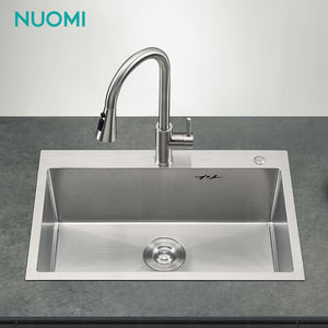 NUOMI BUCK lavello da cucina fatto a mano in acciaio inox sopra il bancone singolo ciotola lavello da cucina lavello - Product Image 2