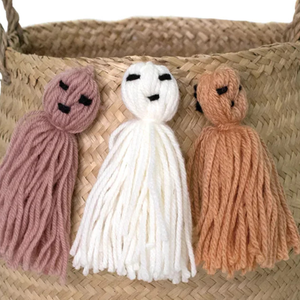 Venta caliente elegante cesta de vientre fantasma de algas marinas naturales perfecta para sostener dulces, golosinas o decoración de Halloween de vacaciones - Product Image 4