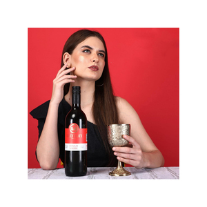 Premium Brass Chalice Cup Silver Finish | Antique Engraved <b>Goblet</b> | Luxury Decorative Serveware for Dining Gifting Home Decor Us - Product Image 4