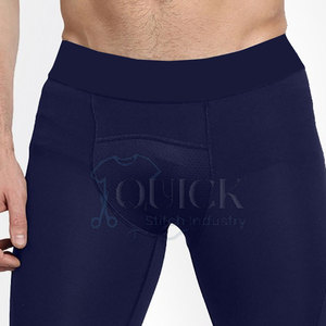 Gym Yoga <b>Leggings</b> for Men Wholesale High Waisted Plus Size Customized Spandex/<b>Polyester</b> Breathable & Quick Dry - Product Image 5