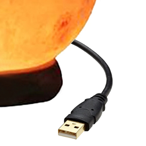 Lámpara de Sal del Himalaya 100% Pura, Mini USB, Cambio de Color, Excelente Calidad, Empaque Personalizado, Producto Decorativo Mundial - Product Image 6