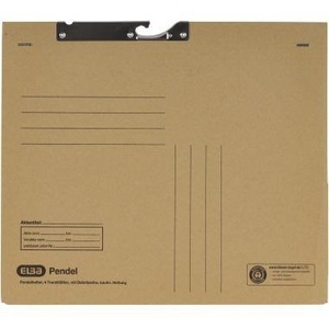 Commercial Hanging <b>File</b> Folder A4 Size 320g/m Natural Brown Kraft <b>Paper</b> ELBA Brand - Product Image 1