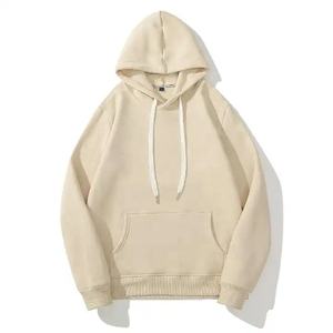 Sudaderas con capucha de talla grande para hombre, ropa de calle de alta calidad de algodón 100%, sudaderas con capucha para invierno, personalizables para hombre en blanco - Product Image 1