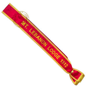 ผ้าคาดเอวและผ้าคาดเอว Masonic Royal Arch รุ่นที่สามารถปรับแต่งได้ - Product Image 5