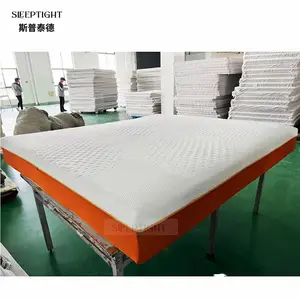 Sleeptight Factory full queen king size custom gel luxury hotel single double bed mattress memory foam mattress in a box