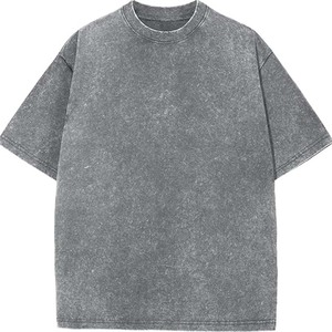 OEM Custom Logo <b>Printed</b> Oversized Plain Dyed Breathable Lightweight Polyester/Cotton Solid Pattern Men T-Shirts - Product Image 1