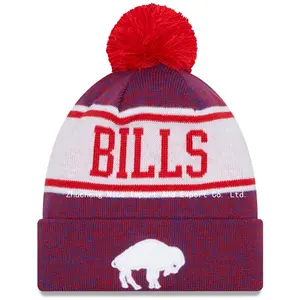 Fabrika toptan yüksek kalite ucuz Buffalo Bills moda tüm 32 futbol takımı kış bere örme şapka