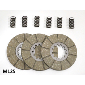 Discos de embrague + resortes Lambretta A + B + C + LC + D + LD - Product Image 1
