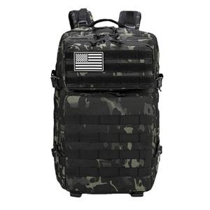 Sac à dos tactique unisexe <span class=keywords><strong>de</strong></span> mode antivol en Oxford 900D, faible MOQ, 45L, poche Molle, sac d'assaut, sac à dos <span class=keywords><strong>de</strong></span> randonnée OEM - Product Image 2
