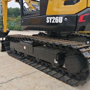 Mini-excavatrice sur chenilles Sany SY26U, poids opérationnel de 5 tonnes, moteur Isuzu, hydraulique KYB, puissance de 13,4 kW, projets mondiaux - Product Image 1