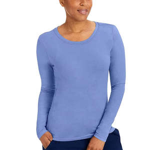 Chemises de travail infirmières, hôpital, unisexes, à manches longues, respirantes, en tricot - Product Image 1