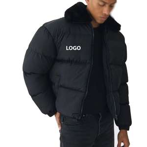 Veste matelassée oversize à fermeture éclair pour homme, qualité supérieure, solide, chaude pour l'hiver, personnalisée, imperméable, de haute qualité, en duvet - Product Image 6