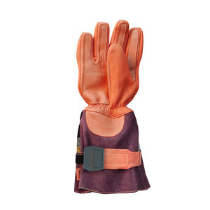 Guantes DE SEGURIDAD DE CUERO dividido de piel de vaca de calidad superior Guantes de Bomberos de nuevo estilo para bomberos Servicio OEM Guantes de seguridad de tendencia - Product Image 3