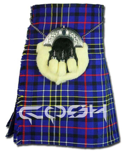 COSH KILTS Kilt moderne en tartan bleu pour homme avec Sporran Nouveau kilt élégant en tartan écossais à carreaux Kilt de guerrier respirant à la mode - Product Image 2