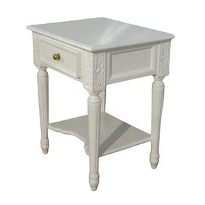Wooden Nightstands French Style <b>Bedside</b> Table Antique Reproduction Lamp Table Classic European Home Furniture - Product Image 4