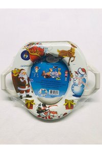 Orinal portátil para niños, asiento de inodoro de entrenamiento con protector contra salpicaduras y mango, orinal de viaje con patrón de animales - Product Image 3