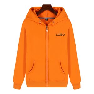 Sudaderas con Capucha Personalizadas con Diseño de Logotipo Unisex, con Cremallera Completa - Product Image 1