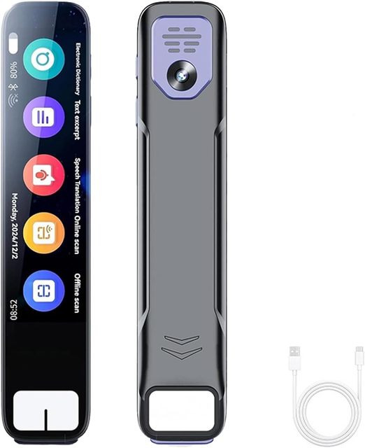 All-in-One AI Smart Pen Scanner Translator for TikTok, OCR Text Scan, Voice Translation, Instant Answer, CE Certified