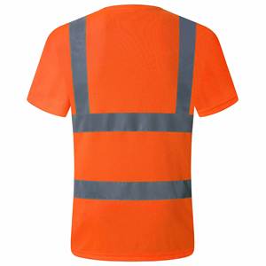 T-shirt de travail haute visibilité avec bande réfléchissante pour la construction, l'usine et l'industrie - Product Image 6