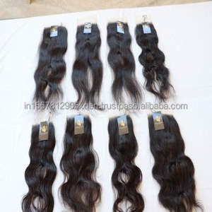 Vison cheveux bruts cuticules alignées, Temple indien brut cheveux humains Hd transparent full Lace closure Frontal perruque - Product Image 1