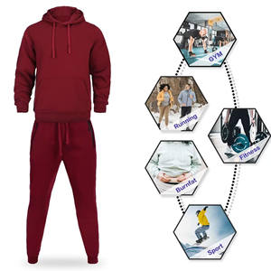 Conjuntos de Sudadera con Capucha y Pantalones Deportivos Unisex al por Mayor, Personalizados, con Lavado Ácido, Estampados, Apliques Bordados, Tallas Grandes, 100% Algodón - Product Image 2