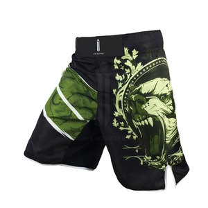 Último diseño logotipo personalizado pantalones cortos MMA al por mayor hombres pantalones cortos MMA ligeros hombres pantalones cortos MMA - Product Image 2