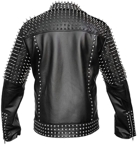 Chaqueta de Cuero para Hombre al por Mayor - Cuello Alto, Logotipo Frontal, Impermeable y Cortavientos, Transpirable, Cálida para Invierno, Colores y Tallas Personalizables - Product Image 2