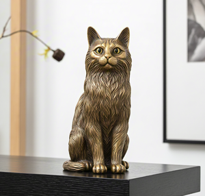 Özel döküm Metal heykelcik heykel bronz süs köpek pirinç antika köpek süsler el sanatları ev dekorasyon heykeli için - Product Image 2