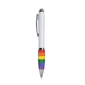 Penna Touch Screen Personalizzata con Design Arcobaleno Intrecciato per Gadget Promozionali - Product Image 2