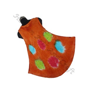 Ropa de mujer Proveedor de mujeres Venta al por mayor Tie Dye Dress damas de alta calidad Tie Dye Round Rayon O Neck Long Dress Women Umbrella - Product Image 6