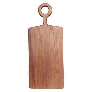 Tabla de cortar hecha a medida precio barato al por mayor tabla de cortar de madera pequeña con mango para la venta - Product Image 5