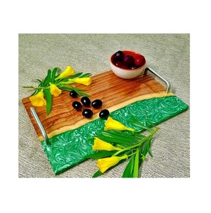 <b>Epoxy</b> <b>Resin</b> Platter Handmade <b>Resin</b> Tray Modern for Wedding Gifts Wholesale <b>Price</b> From India handicrafts - Product Image 3