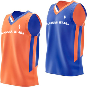 Maillot de basketball personnalisé, broderie, vêtements de sport d'extérieur, culture hip-hop, bleu, respirant, grande taille, séchage rapide - Product Image 4