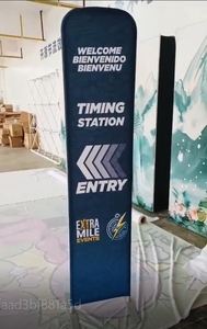Tùy chỉnh kích thước căng thẳng vải hiển thị đứng EZ lắp ráp triển lãm thương mại tổ chức sự kiện biểu ngữ đứng với dấu hiệu đứng - Product Image 2