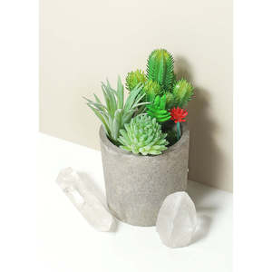 Plantes artificielles vertes de type succulentes, design moderne et réaliste, pour la décoration murale de la maison, pour Thanksgiving - Product Image 3