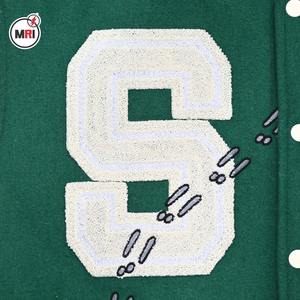 Blouson universitaire Letterman vintage à logo personnalisé pour hommes blouson aviateur personnalisé de style rue pour l'hiver - Product Image 5