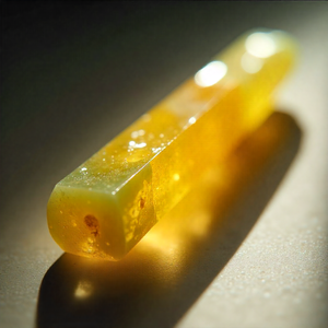 Varita de Masaje Facetada de Aventurina Amarilla Natural |   Herramienta de Sanación con Cristales para Reiki, Equilibrio de Chakras y Energía |   Exportaciones de Ágata Prime - Product Image 1