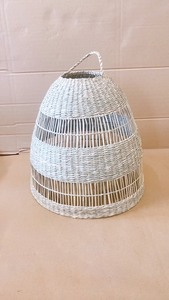 Marcos de pantalla de algas marinas de yute hechos a mano tradicionales, luces colgantes francesas modernas para decoración del hogar, Hotel Resort King Craft Viet - Product Image 4