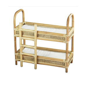 Poupées en rotin biologique écologique fabriquées à la main lit superposé lit en rotin pour poupées jouets pour enfants en gros du Vietnam bon prix - Product Image 3