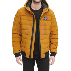 Veste matelassée élégante pour homme avec logo sur le devant, légère, chaude, respirante, coupe-vent, isolante, pour les sports d'hiver, les voyages en plein air - Product Image 4