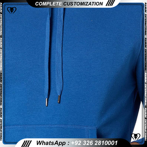 Sudadera con Capucha de Forro Polar Personalizada para Hombre, Sudaderas de Invierno 100% Algodón con Bordado, Impresión Digital y Diseños Lisos Teñidos - Product Image 4