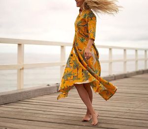 Exotic Escape Femme 100% Coton Boho Jungle Print Dress Léger Casual Resort Beach Wear Robe respirante écologique - Product Image 6