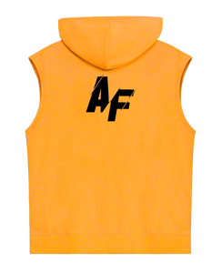 Sweat à capuche sans manches en coton respirant avec logo brodé pour hommes, vêtements de sport de plein air décontractés pour l'été - Product Image 6