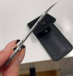 Ciseaux à ongles pour l'industrie Maryam Enterprises Pakistan Ciseaux à pointes fines Lame incurvée extra fine Ciseaux super minces - Product Image 5